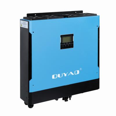 China 5.5KW on hybrid solar inverter, on grid inverter with HYG5532 battery for sale