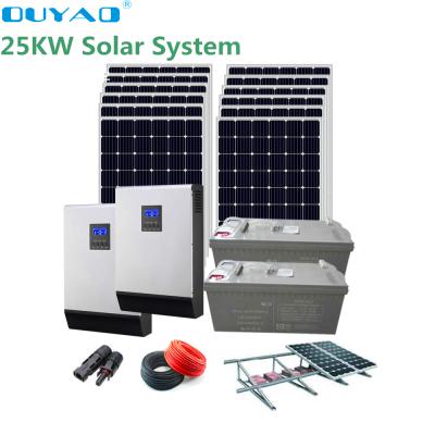 China Solar Powered Control System Off Grid Solar System 3kw 5kw 10kw Solar Panel System 210mmx210mm for sale