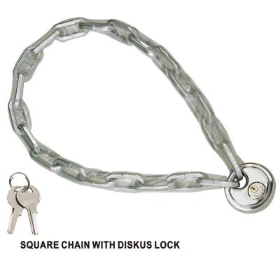 China Zoli 85107-1 Easy Installation Security Bicycle Chain Portable High Strength Anti-theft Lock for sale