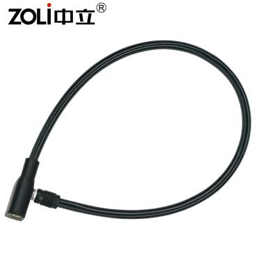 China ZOLi China Safety Antirust Steel Bike Security Wire Bicycle Lock Steel Cable for sale