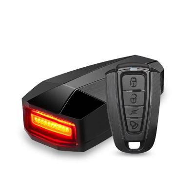 China ZOLi ZL1225-1 USB Waterproof Rechargeable Led Bike Tail Light Anti-theft Alarm Bicycle Remote Control Light ABS for sale