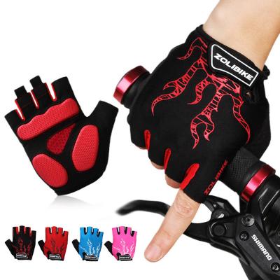 China ZOLi ZL2313 Fashion Cycling Gloves Women Man Summer Elastic Mountainous Breathable Bicycle Best Half Finger Gloves for sale