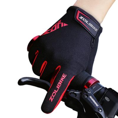 China ZL2320 Breathable Special Sports Bike Accessories Full Protection Touch Screen Finger Shockproof Gloves Bike Bicycle Gloves for sale