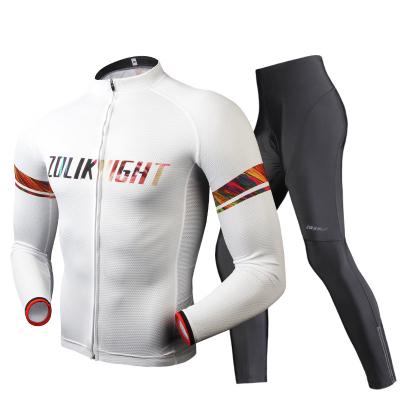 China Sweat Absorption ZOLi ZL8014 Riding Suit Set Long Sleeve Bicycle Mountainous Gear Custom Cycling Jersey Clothing for sale