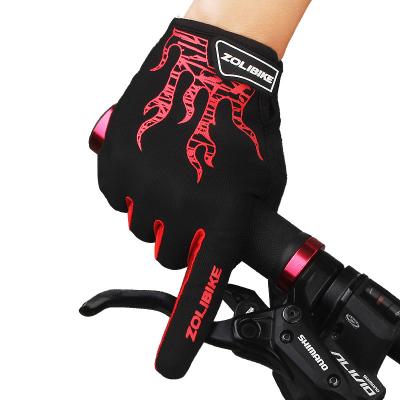 China ZOLi ZL2321 Breathable Touch Screen Gloves Equipment Non-slip Riding Mountain Bikes Gloves Full Finger for sale