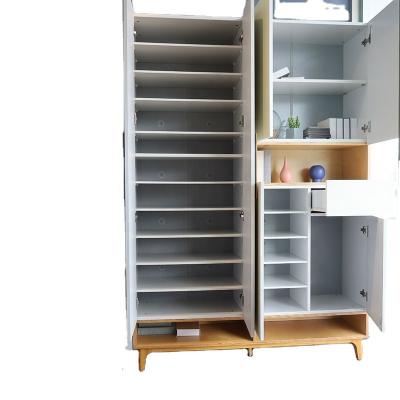 China Modern Style Large Size Living Room Furniture Wooden Shoe Rack Cabinet Shoe Cabinet for sale