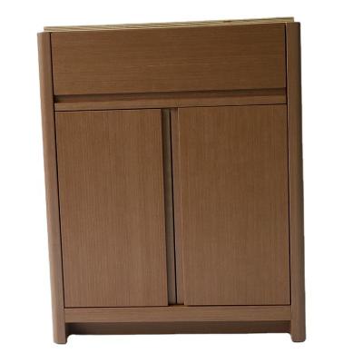 China Modern Custom Bathroom Furniture Floor Stand Wooden Bathroom Cabinets for sale