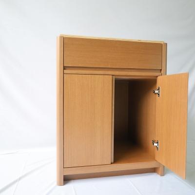 China Style: manufacture modern oak or walnut color can customize environmental protection bathroom vanity for sale