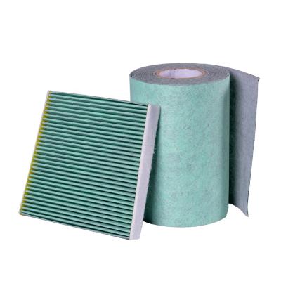 China Building Material Shops Activated Carbon Material Air Filter Cloth Media In Roll for sale