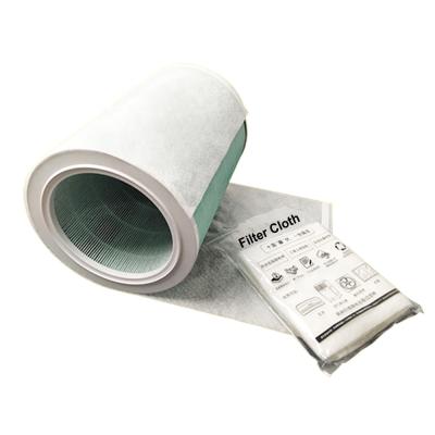 China Central Air Conditioner Air Conditioner Polyester Particle Filtering White Fiber Nonwoven Material Filter Media Cotton g3 for sale