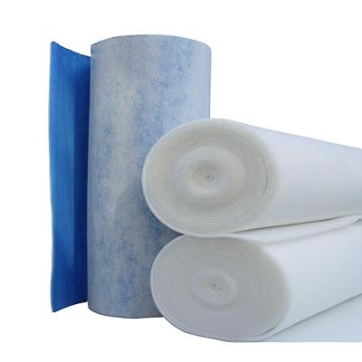 China Breathable Cuttable PET G2 G3 G4 F5 F6 F7 F8 F9 3m Breathable Cuttable Polyester Cabin Spray Filter Media Synthetic Air Filter Cotton Material for sale