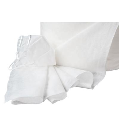 China Polyester Core Nonwoven Particles Air Conditioning Fiber White Filter Media Filter Cotton Material for sale