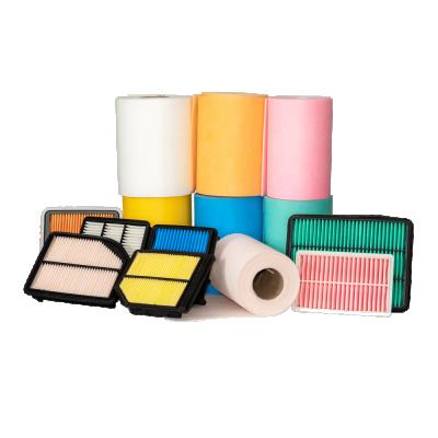 China Cheap Price Alkali Resistance Industrial Auto Air Filter Raw Material Media Cloth Paper for sale