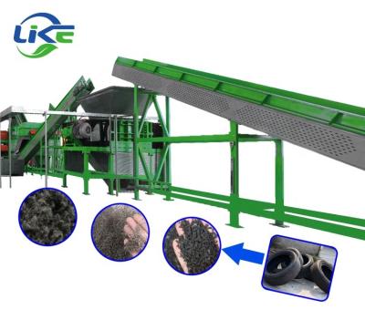 China Making Rubber Granules And Crumb AUTO Rubber Tire Recycling Crumb Rubber Equipment Prices for sale