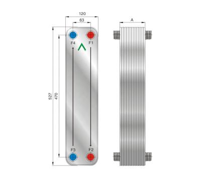 China Eco Friendly Hotels FHC060 b25t Stainless Steel New Product For Water Plate Heat Exchanger for sale