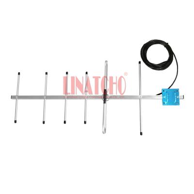 China Aluminum alloy 6 elements UHF CDMA aluminum alloy 433MHz directional repeater yagi outdoor antenna for sale