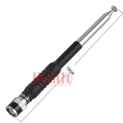 China Walkie Talkie 65cm Telescopic Bottom Spring VHF 136-174MHz Telescopic Antenna BNC for sale