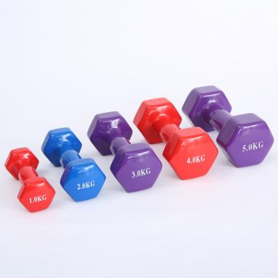 China Wholesale Fitness Hex Comfortable Dumbell Set 2kg Dumbell Handle For Build Muscle Strength for sale