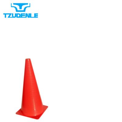 China PE FACTORY SUPPLY 23 cm PE football, soccer, basketball, indoor and outdoor traffic cones for sale