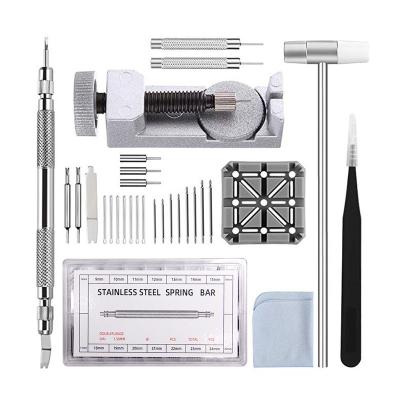 China Watch strap remove Watch Band Strap Link Pins Remover kit reloj herramienta de reparacion Repair Tool Spring Bar Tool Set watch repair tools kit for sale