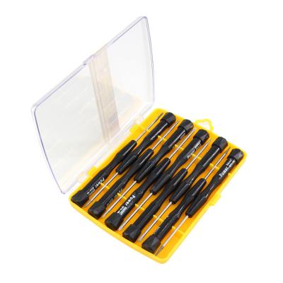 China Household Maintenance Tool Computer Mobile Phone Repair Tool 10 in 1 Precision Screwdriver Set Schraubendreher Phillips Screwdriver for iPhone for sale