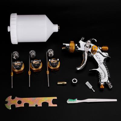 China Furniture Car Face Air Spray Gun For Car Decoration Paint Spruhpistole 2008 1.4 1.7 2.0mm HVLP Pneumatic Paint Sprayer for sale