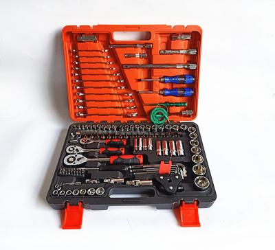 China Industrial Use 121Pcs Craftsman Auto Hand Tool Kit For Home Conjunto De Ferramentas Car Maintenance Sockets Tool Kit With Box for sale