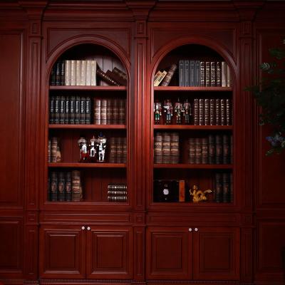 China (Others) NICOCABINET Design Classic Open Shelf Bookcase Adjustable Custom Luxury Book Shelves for sale