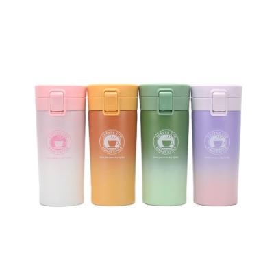 China 2022 Hot Viable Wholesale Custom Travel Coffee Mug 17oz Logo Double Walled Stainless Steel With Lid for sale