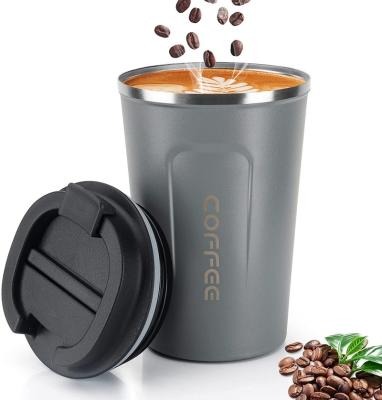 China Sustainable Stainless Steel Vacuum Coffee Mug Insulated Thermal Tea Cup Double Wall Car Mug for sale