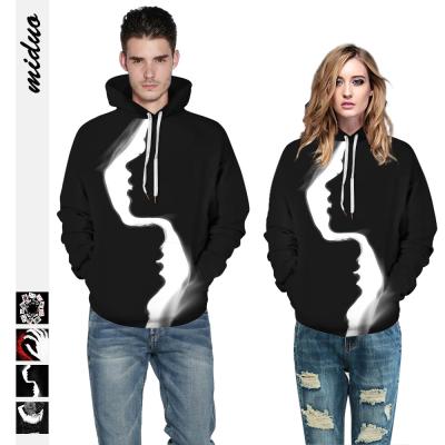 China Autumn Fashion Plus Size Men's Hoodies and Sweatshirts 3D Digital Printing Couples Unisex Hoodies for sale