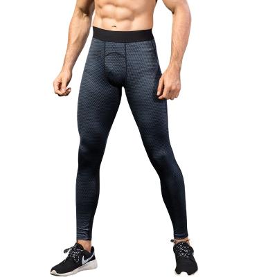 China Popular PRO Jackets 3D Printed Fitness Quick-Drying Men's Running Legging Tights For Men's Compression Pants Mens Gaiters Sweatsuit for sale