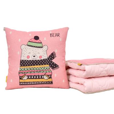 China PORTABLE 2 in 1 soft pillow travel blanket high quality with moderate price for sale