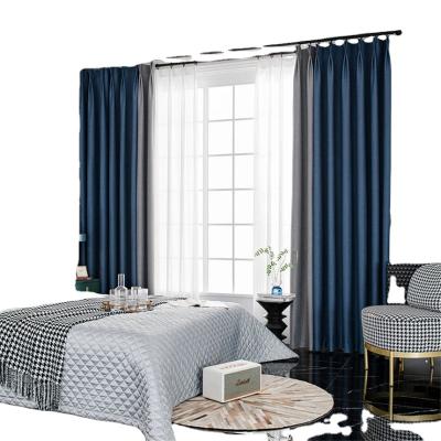 China Wholesale Blackout Nordic Style Decor Natural Linen Home Curtains Assorted Colors Drapes And Curtain for sale