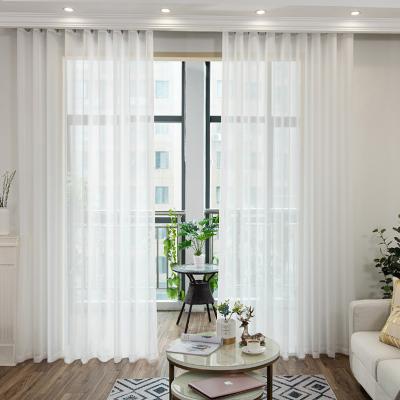 China Pure Classic Style Simple Design Blackout Sale Curtain In Soft Warm European White Color For Living Room Bedroom for sale