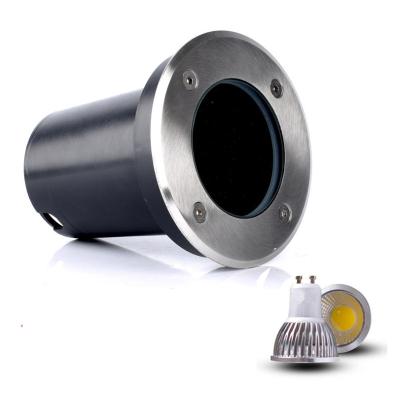 China Hotel Factory Outlet Led In-ground Light Buried Luminous 304or201 Gu10 MR16 Waterproof Surface Recessed Spot Ground Underground Light for sale