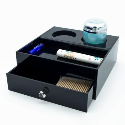 China Ultra-compact Hotel Supplier China Acrylic Amenity Box Ultra-compact Hospitality Tray With Single Drawer for sale