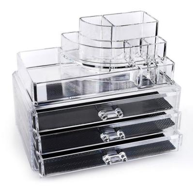 China Excellent Similar Drawer Acrylic Makeup Organizer Keywords Viable With Acrylic Organizer With Drawers for sale