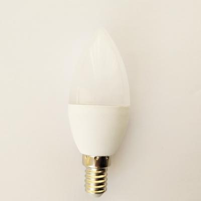 China INDOOR HIGH QUALITY C37 PLASTIC WITH E14 E27 3W 5W ALUMINUM CANDLE LED LAMP for sale