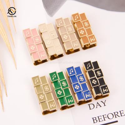 China Bag Parts Accessories Handbag Accessories Combine Women Bag Press Lock Custom Logo Metal Turn Twist Push Lock Customized Color Hardware Bag Lock For Bag for sale