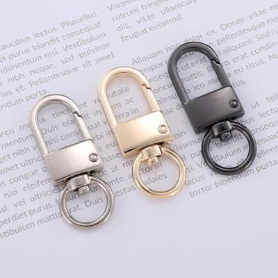 China Gold Leather Bag Handbag Hardware Eco-Friendly Accessories Set 25mm Wholesale 1 Inch D-Ring Metal Pin Buckle Adjustable Swivel Snap Hook for sale