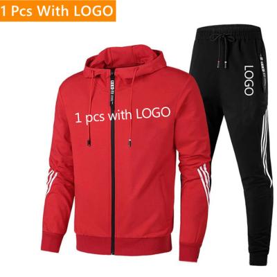 China Custom Jogger Anti-UV Solid 6 Colors Quantity Size Poyan Tracksuit Cotton Jogger Set For Men for sale