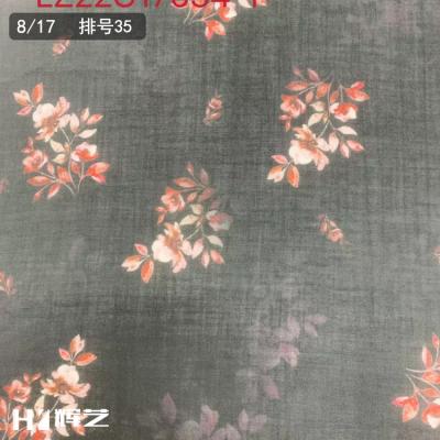 China Digital printing of 100% pure breathable sweat-absorbent ramie fabric for garment in summer for sale