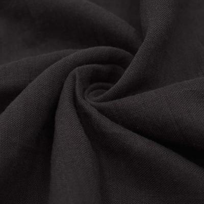 China Wholesale Breathable Stain Crepe Ramie Plain Dyed Cotton Fabric For Garment for sale