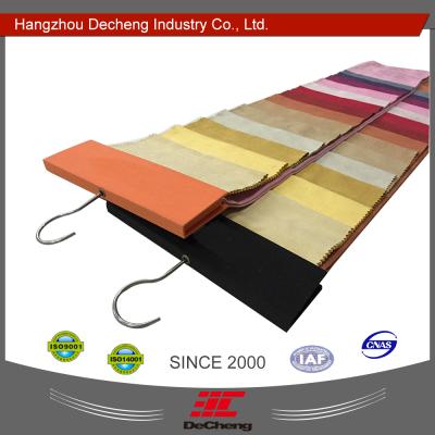 China Custom DISPLAY Textile Sample Cardboard Hanger for sale