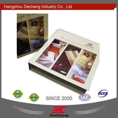 China Classic Cloth Sample Binding Paper Folder With Cheap Price for sale