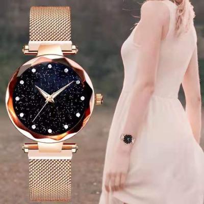 China 2021 New Luminous Fashion Quartz Women Watch Luxury Quartz Stainless Steel Buckle Ladies Wrist Watch Diamond Strap Watches for sale