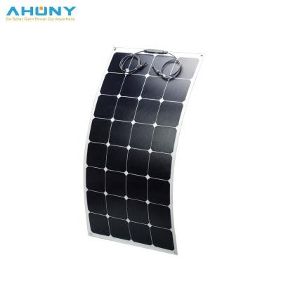 中国 12V モノ PV 柔軟ソーラーパネル 100W 105W 120W 150W ソーラーシステム 製品 エネルギー ベンダー RV ボート キャンプ 販売のため