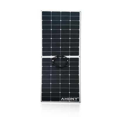 China Painéis Semi Solares Flexíveis Tolerantes à Sombra 145w Painel Solar Mono de Meio Corte Para Barco de Vela Marinho RV à venda