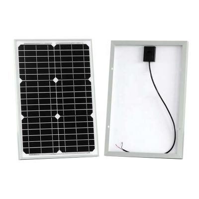 China Panel solar monocristalino de 20 watts para barco ATV remolque de RV marino motos de nieve en venta